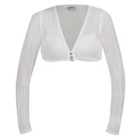 MarJo Dirndlbluse Dirndlbluse HANJA-DORINA offwhite weiß 40