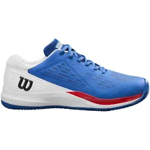 Wilson Rush Pro Ace Sandplatzschuhe - Deja Vu Blue / White / Infrared - EU 43 1/3