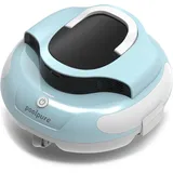 POOLPURE 2026 Neu Pool Roboter, Poolroboter, 20min Leistungsstarke Reinigung, Kabelloser Poolsauger Akku, Automatisches Parken, LED-Anzeigen, IPX8 Wasserdicht, Ideal für Pools 90 m2(Blau)