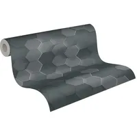 A.S. Création Tapete 3D Muster Grau 20 cm x 10 m 387233
