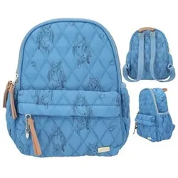 DEPESCHE 12026 Miss Melody Rucksack BLUE QUILT