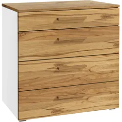 Hasena Accessoires Atrine Kommode Massivholz 90x50x86 cm - teilmontiert - Weiß/Braun