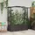 vidaXL Hochbeet mit Rankgitter und Dach 164 x 40 x 142 cm Braun