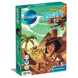 Clementoni Escape Game - Schatzsuche im AltenÄgypten, Brettspiel, Flucht, 6 Jahr