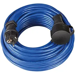 BREMAXX® Verlängerungskabel kurzfristiger Einsatz Außenbereich IP44, blau, 10m
