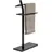 ELUNO Stand-Handtuchhalter Metall Schwarz