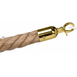Absperrband KORDEL | Natur | Messing