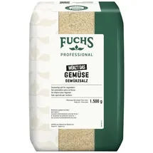 FUCHS Professional - Gemüse Gewürzsalz | Zum Würzen von Gemüsegerichten, kein weiteres Salzen | Profi-Qualität für Großverbraucher und Gastronomie | 1,5 kg im recyclebaren Beutel