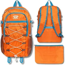 krumad Wanderrucksack 25L Faltbar Orange
