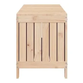 vidaXL Gartentruhe 108x42,5x54 cm Massivholz Kiefer
