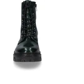 Dockers by Gerli Damen Klassische Stiefeletten, Frauen Stiefeletten,Wechselfußbett,uebergangsschuhe,dunkelgrün/schwarz,36 EU - 36 EU