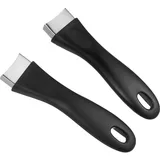 BESTonZON Topflappen 2Pcs Topfgriff Universeller Küchentopfgriff Verbrühschutz Kochgeschirr Abnehmbare Pfanne Bakelitgriff Ersatzgriff Bakelithandgriff
