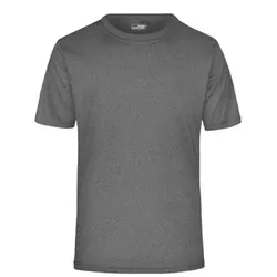 Herren Aktiv T-Shirt JN358, dunkel-melange, Größe L - dunkel-melange - L