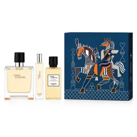 Hermès Terre d'Hermès Parfum 75 ml + Shower Gel 40 ml + Eau de Parfum 15 ml Geschenkset