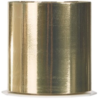 PRÄSENT C.E. Pattberg Mexico Geschenkband metallic Gold, 25 m Ringelband zum Einpacken von Geschenken, 90 mm Breite, Zubehör zum Dekorieren & Basteln, Dekoband, Anlass