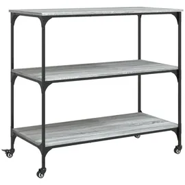 vidaXL Küchenwagen Grau Sonoma 102x50x95 Cm Holzwerkstoff Vidaxl