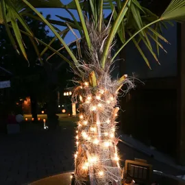MARELIDA LED Solar Lichterkette 200 LED 20m inkl. Dämmerungssensor silber