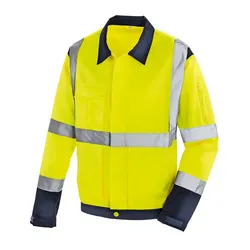 Warnschutz-Bundjacke "DAVENPORT" gelb/marine - XL