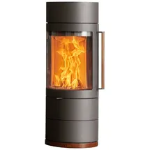Austroflamm Kaminofen Lux gebogene Scheibe 7 kW Schwarz