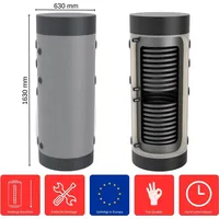 Feueranker Heizungs-Pufferspeicher 300 L HP-2-300 Standspeicher Heizkreis Pufferspeicher