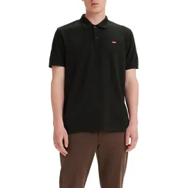 Levi's Poloshirt Housemark Polo in schwarzer Piqué-Qualität-S