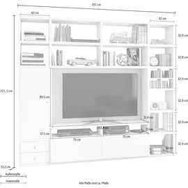 fif Möbel Wohnwand »TORO«, 372-1«