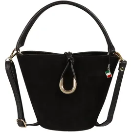 FLORENCE Henkeltasche Leder Schwarz