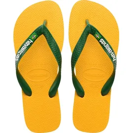 havaianas Brasil Logo Gelb 35