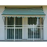 Angerer Klemmmarkise Exklusiv 400 cm beige/dunkelgrün