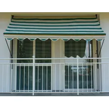 Angerer Klemmmarkise Exklusiv 400 cm beige/dunkelgrün