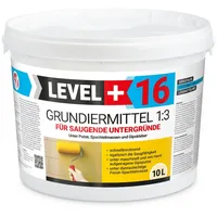 Level + Tiefengrund Grundiermittel 1:3 für Innenbereich 10 l