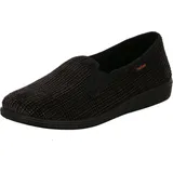 Fischer Markenschuh Herren Hausschuh Frank grau schwarz - 48