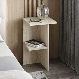 CaliCosy Nachtschrank Leray 36 x 36 x 60 cm Beige
