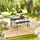 Relaxdays Bierbank 102 x 42 x 25 cm Grau