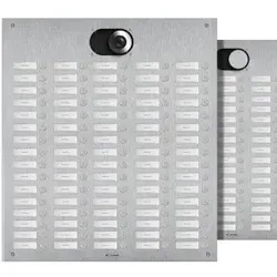 Comelit IX0580 Frontplatte Switch, 80 Teilnehmer, 5-reihig, V4A