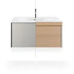 Duravit XViu Waschtisch-Unterschrank XV4610OB171C 80x48cm, 1 Auszug, 1 Hahnloch, champagner matt, Rahmen C, mediterrane eiche