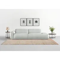 TRENDMANUFAKTUR Big-Sofa »Braga, mit hochwertigem Kaltschaum, Megasofa, in Cord erhältlich«, modernes Big-Sofa, Couch mit hohem Sitzkomfort, 277/72/107 cm B/H/T: weiß