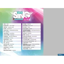 Let's Sing 2022 mit deutschen Hits (USK) (PS5)
