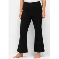 Sheego Jerseyhose Funktionshose schwarz 42