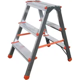 siedra-leitern Siedra Stufenstehleiter 100 2 x 3 Stufen