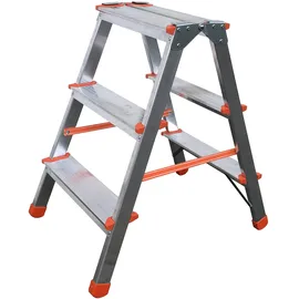 siedra-leitern Siedra Stufenstehleiter 100 2 x 3 Stufen