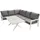 teico group Lounge-Set 7-tlg. Weiß