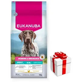 Eukanuba Working & Endurance Hundefutter mit frischem Huhn 15 kg