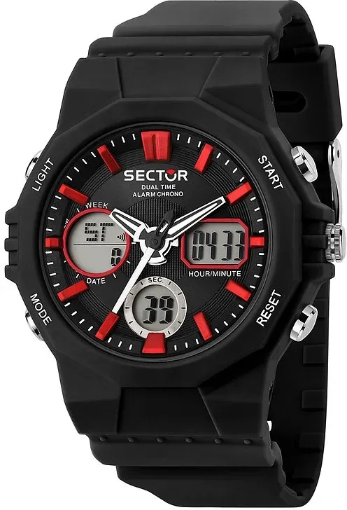 Sector Herrenuhr Ex-40 R3251238001 - schwarz