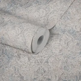 A.S. Création Mata Hari Vliestapete 64 cm x 10 m 380931 beige/blau/braun