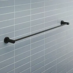 Duravit D-Code Badetuchhalter, Accessoires, schwarz matt