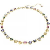Swarovski Halskette - Stilla necklace, Mixed cuts, Gold-tone plated - Gr. unisize - in Mehrfarbig - für Damen