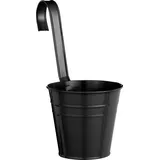 Mica decorations Joey Topf hängend Ø 13 x 12 cm schwarz