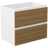 duschspa Waschtisch Unterschrank Waschbeckenunterschrank Waschtischunterschrank Badschrank, 50-120cm Hängeschrank, Matt / Hochglanz 60 cm x 52 cm x 38.5 cm