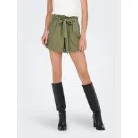 JDY Shorts »SAY MW LINEN SHORTS WVN NOOS«, Gr. 42 (XL) - N-Gr, Kalamata, , 32783801-42 N-Gr